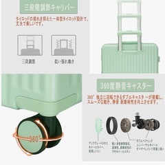 キャリーケース 7-14泊用 ベビーピンク 未使用の画像