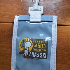 SNOOPY ANA'ｓSKI　ポーチ＆リフト券ケースの画像