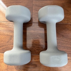 adidas トレーニング マット ダンベル 5kg 2個 セットの画像