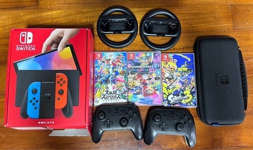 ニンテンドーswitch Nintendo Switch 有機EL本体 + ゲームソフトセット