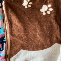 ふわふわフリース膝掛け　ブランケット2枚