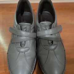 ラクな婦人靴（マジックテープで止めるタイプ）日本製・24.5㎝　※試し履きOKの画像