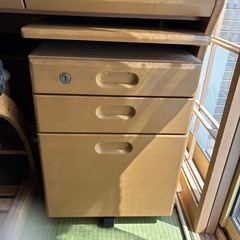 学習机と椅子の画像