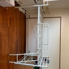 [山善] 宮付き ハイベッド  アイボリー 