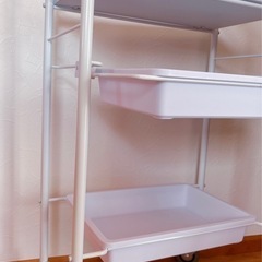　　新品未使用　ユーティリティーワゴン　3段　の画像