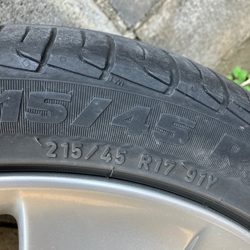 トヨタ　純正30前期プリウスホイール　215/45R17 91W XL