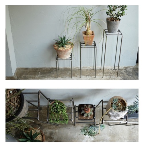 家具 KNOP plant stands [WIDE 3 pieces set]