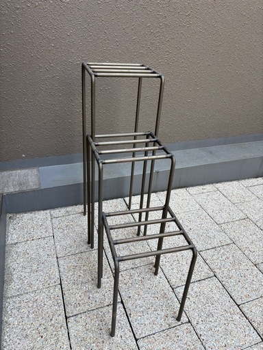KNOP plant stands [WIDE 3 pieces set]