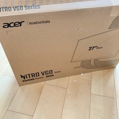 27インチ Acerゲーミングモニター スピーカー搭載 IPS非光沢100Hzの画像