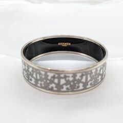 【HERMES】エルメス エマイユGM ガダルキヴィール バングル☆Ａ品☆質屋 ユニオン本通店 エルメス ブレスレットの画像