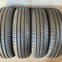 DUNLOP ENASAVE EC204 155/65R14 75S 中古タイヤ4本セット