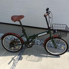 動きません　折りたたみ自転車　ジャンク