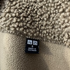 半額👀UNIQLOボアコートの画像