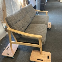 ファブリック　3Pソファーの画像