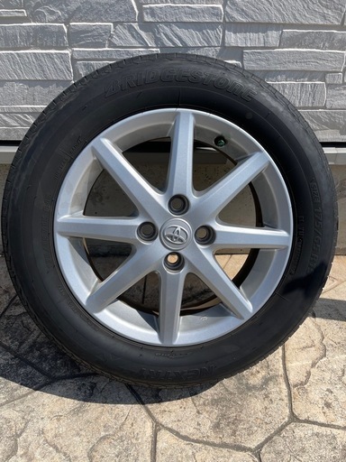 【トヨタ　アクア】純正アルミホイール&夏タイヤ4本セット