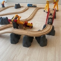 BRIO 工事現場+追加レール&追加パーツ色々