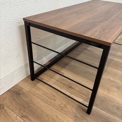 【美品❗️】ニトリ Nポルダ テーブル 8540 ミドルブラウン NITORI ローテーブル 一人暮らし ウッドの画像