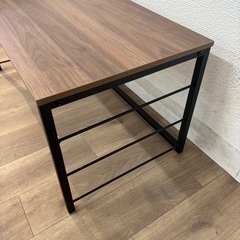 【美品❗️】ニトリ Nポルダ テーブル 8540 ミドルブラウン NITORI ローテーブル 一人暮らし ウッドの画像