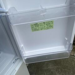 ★美品 2ドア冷蔵庫 SHARP SJ-D15G-W ノンフロン冷凍冷蔵庫 152L 20021年製♪♪の画像