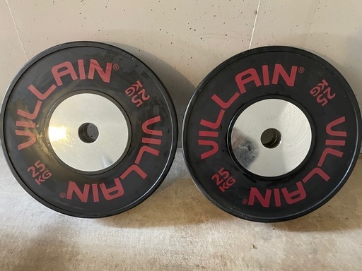villain プレート　25kg 2枚
