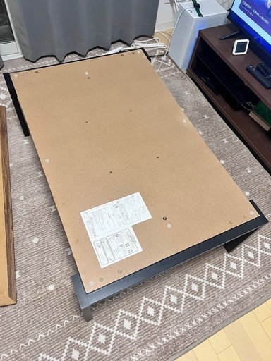 ニトリこたつ ラフ上 ニトリ2WAYダイニングこたつテーブル ニトリ、床