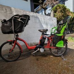 パナソニック ギュットミニ 電動アシスト自転車（子供2人乗せ）の画像