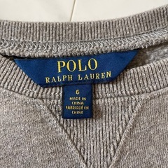 ラルフ　スウェット　6Tの画像