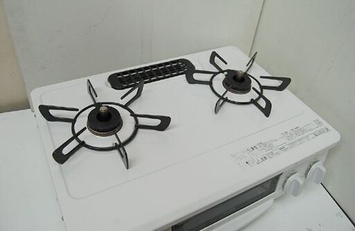 ガステーブル LPガス 2023年製 幅56cm Rinnai RT34NJHD ホワイト系 水無しグリル リンナイ ガス台 札幌市 