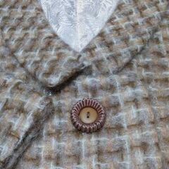 かわいい！モヘアの和コートの画像