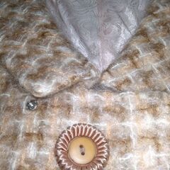 かわいい！モヘアの和コートの画像