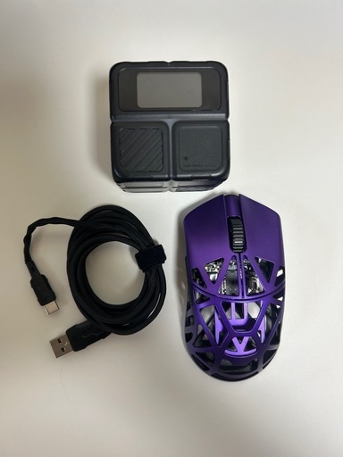マウス・トラックボール WLMOUSE Beast X 8K purple omron opticals WLMouse BEAST X Max Wireless Gaming Mouse - Soft Lilac [Omron