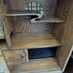 アンティーク 茶箪笥 昭和レトロ 飾り棚