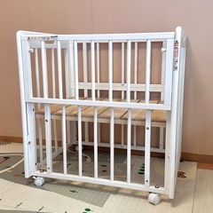 ベビーベッド【美品】KATOJI【カトージ】ミニミニベビーベッド...