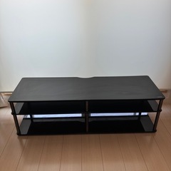 【美品】テレビ台　ELECOM PDR-UA1200 黒の画像