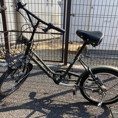 ブリヂストン　グリーンレーベル　カーキ　大人用自転車
