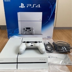 PS4 プレステ4  白 ホワイトの画像