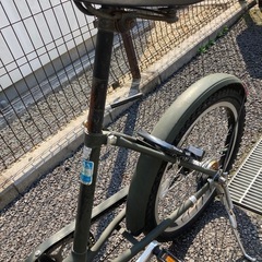 ブリヂストン　グリーンレーベル　カーキ　大人用自転車の画像