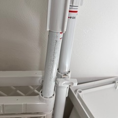平安伸銅工業 強力 突っ張り棚 ワイド メッシュ ホワイト TAI-17 デッドスペース 天板 収納 インテリアの画像