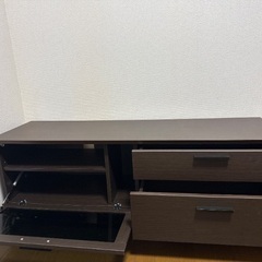 ニトリ中古テレビ台(キャスター付　縦35cm、横119cm、高さ...