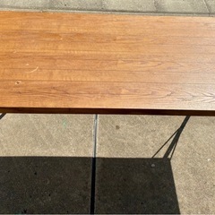 【インテリアコア】ダイニングテーブル（木目）の画像