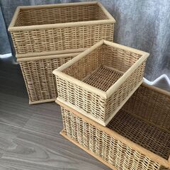 無印良品　かご　4個セット