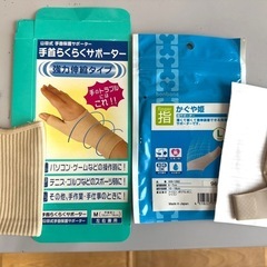 手首サポーター,親指サポーター