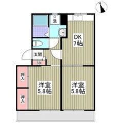 💙💜フリーレント1ヶ月付き💜駐車場空きあり🚗✨常盤平駅徒歩14分...