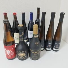 【未開栓】ワイン　ブランデー　日本酒　11本