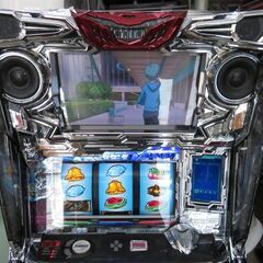 パチスロ実機 エウレカセブンAO コイン不用機 ドアキー・設定キー付 スロット クレカ決済可能│江別市のリサイクルショップドロップの画像