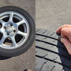 165/60r14 4本　FALKEN　夏タイヤ　軽自動車　15...