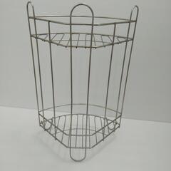 お風呂用品 シャンプーラック コーナーラック バスラックシャンプーなどを置く棚  錆びにくい ステンレス製 の画像