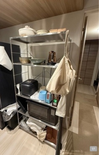 ステンレスユニットシェルフ　ステンレス棚セット　ワイド　大