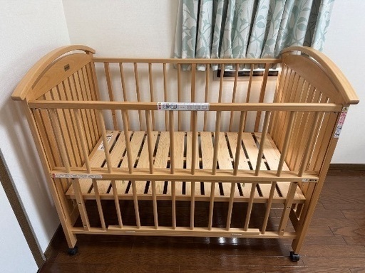 ミキハウスベビーベッド Le temps de BENI⭐︎ミキハウス 可愛いベビー