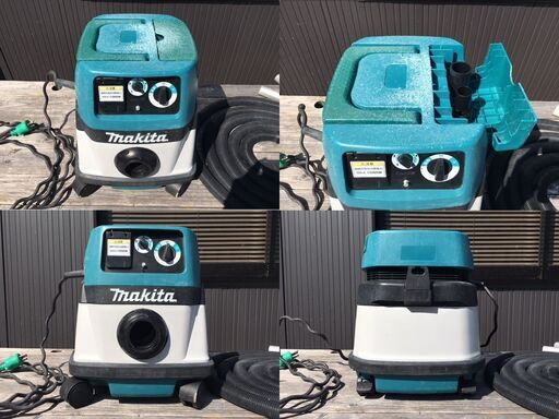 【通電・吸引・簡易動作確認済み】　makita/マキタ　業務用集じん機　モデル：483・484　集じん容量8L　100V　50/60H